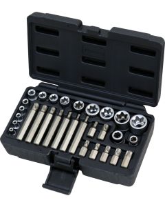 Coffret TORX®, 1/4'' - 3/8'' - 1/2'' - E4 à E24 - T20 à T55 - 30 pcs