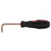Tournevis 6 pans coudé BRONZEplus 3 mm, L.75 mm