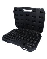 Coffret de douilles à chocs 1/2", courtes et longues, 40 pièces