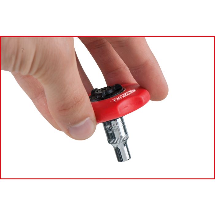 Mini-cliquet pneumatique 1/4 (noir/rouge) - KSU A-Technik AG