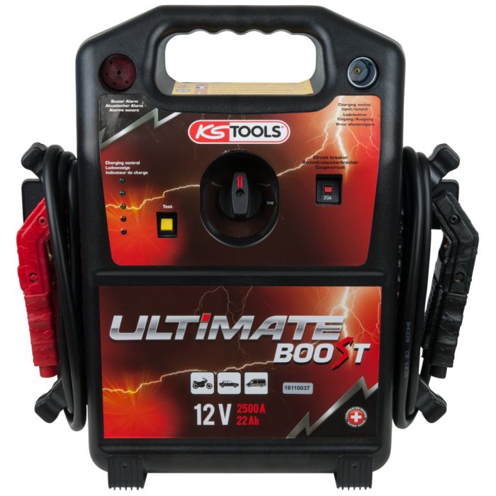 KS Tools - Booster à batterie 12V - 2500 A