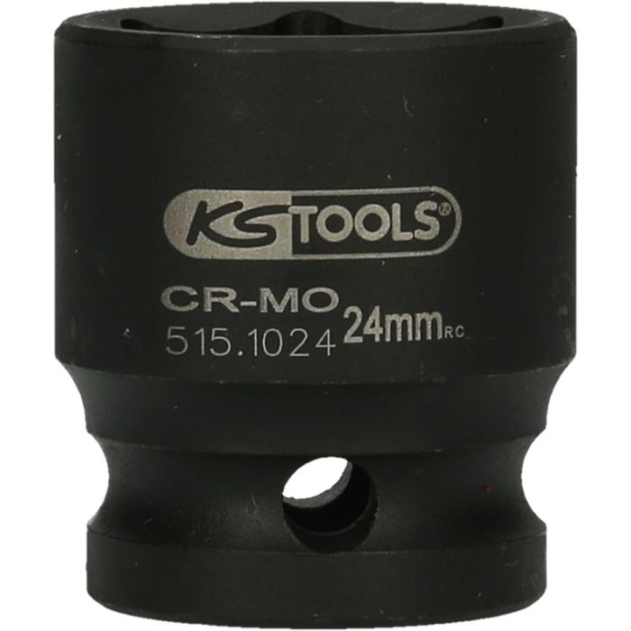 KS Tools 515.1030 - Douille à chocs 6 pans 1/2'', 30 mm - Uniquement pour  utilisation à chocs - En Chrome-Molybdène