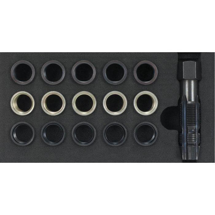KS Tools - Module de réparation de filetage de bougies d'allumage, 16 pcs