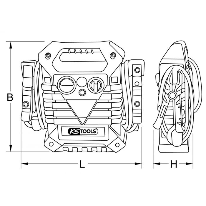 Booster de batterie voiture - ULTIMATE BOOST (550.1820) KS TOOLS